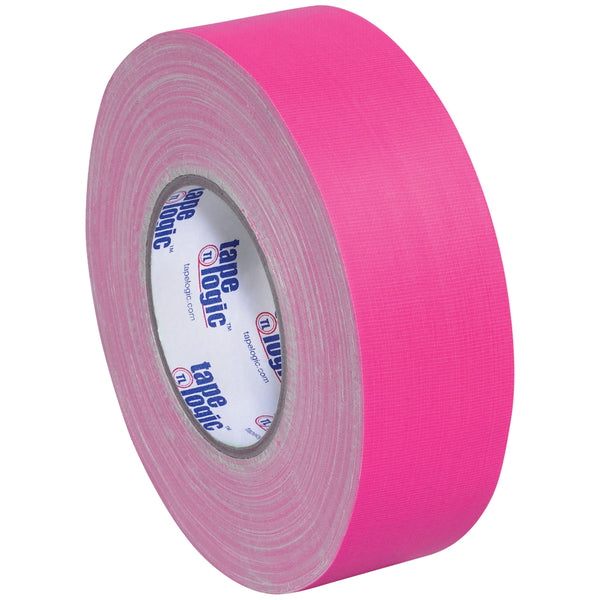 2" x 50 yds. Fluorescent Pink 11 Mil Gaffers Tape 24/Case