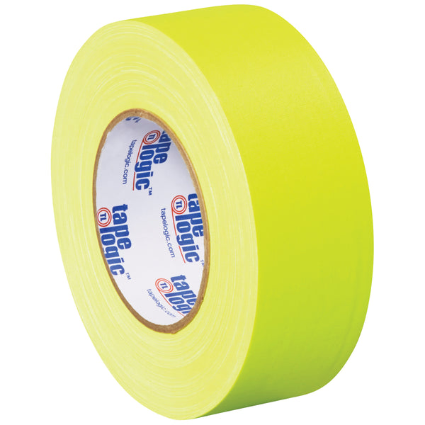 2" x 50 yds. Fluorescent Yellow 11 Mil Gaffers Tape 24/Case