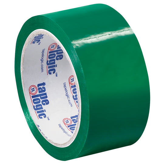 2" x 55 Yard Green (2.2 mil) Carton Sealing Tape 36/Case