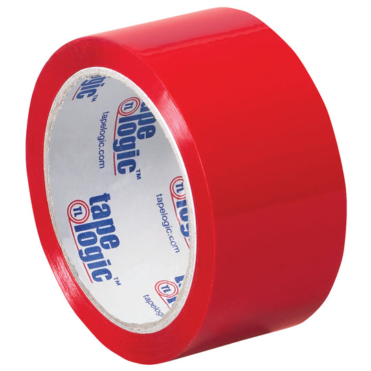 2" x 55 Yard Red (2.2 mil) Carton Sealing Tape 36/Case