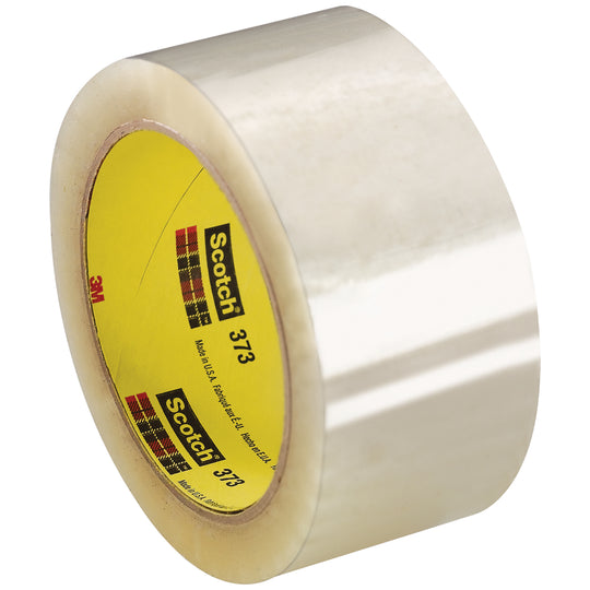 2" x 55 Yard Clear #373 (2.5 mil) 3M Carton Sealing Tape 36/Case
