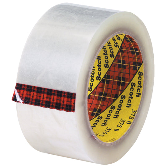 2" x 55 Yard Clear #375 (3 mil) 3M Carton Sealing Tape 36/Case