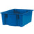 20 7/8 x 18 1/4 x 9 7/8 Blue Stack & Nest Containers 3/Case