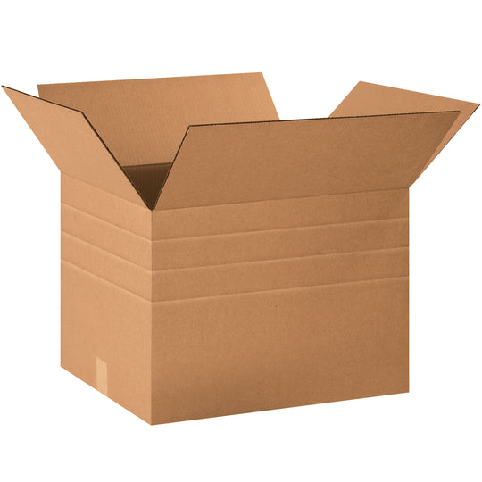 20 x 16 x 14 Multi Depth Corrugated Boxes 20/Bundle