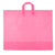 22 x 8 x 18 Pink Frosted Loop Handle Shopping Bags 200/Case