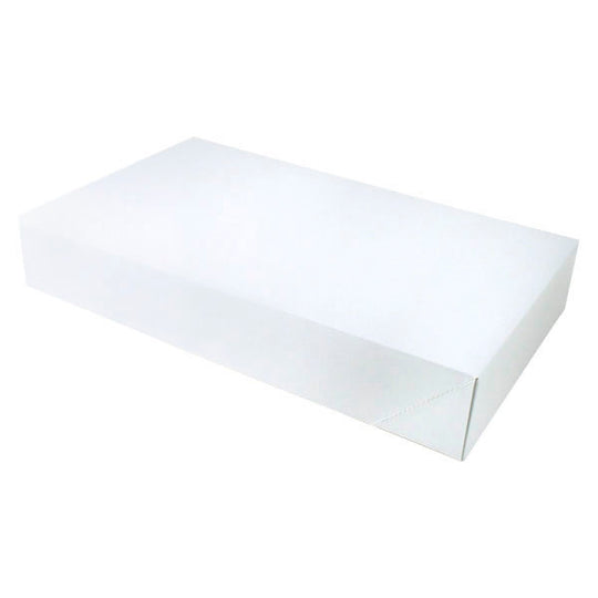 24 x 14 x 4 White Gloss Apparel Box 25/Case