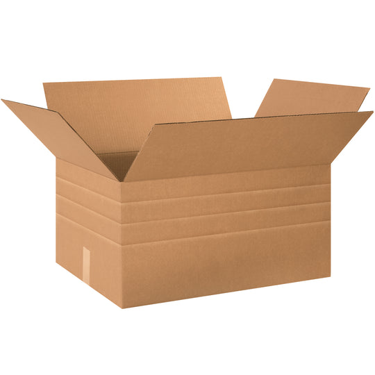 24 x 18 x 12 Multi Depth Corrugated Boxes 10/Bundle