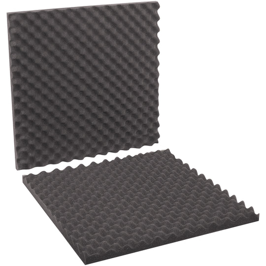 24 x 24 x 2 Charcoal Convoluted Foam Sets 6/Case