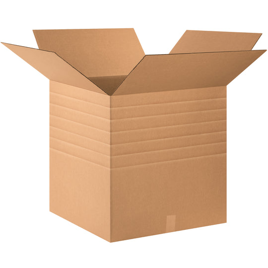 24 x 24 x 24 Multi Depth Heavy Duty Shipping Box 10/Bundle