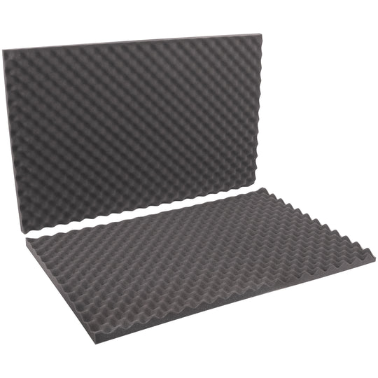 24 x 36 x 2 Charcoal Convoluted Foam Sets 9/Case