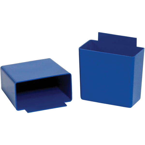 3 1/4 x 1 3/4 x 3 Blue Shelf Bin Cups 48/Case