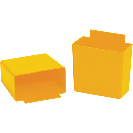 3 1/4 x 1 3/4 x 3 Yellow Shelf Bin Cups 48/Case