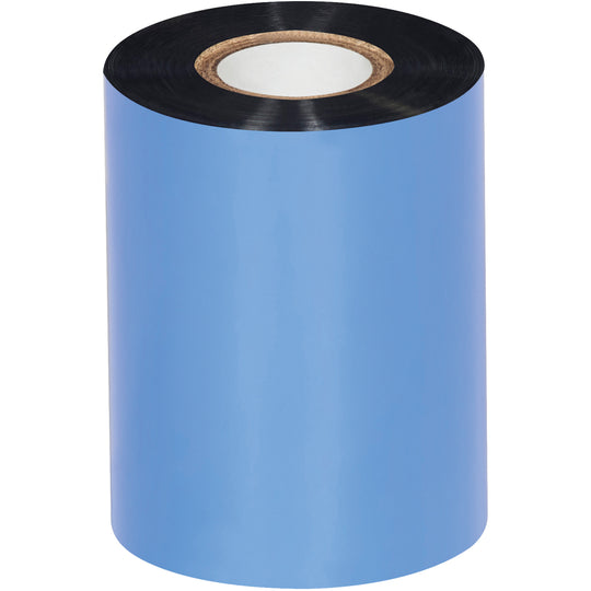 3.15" x 984' Black Zebra Thermal Transfer Ribbons - Wax/Resin 24/Case
