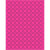3/4" Fluorescent Pink Circle Laser Labels 10800/Case