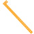 3/4" x 10" Day-Glo Orange Plastic Wristbands 500/Case