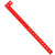 3/4" x 10" Day-Glo Red Plastic Wristbands 500/Case