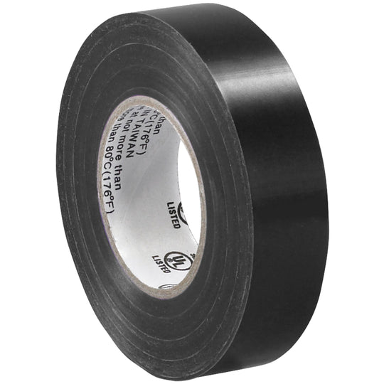 3/4" x 20 Yard Black Electrical Tape 200/Case