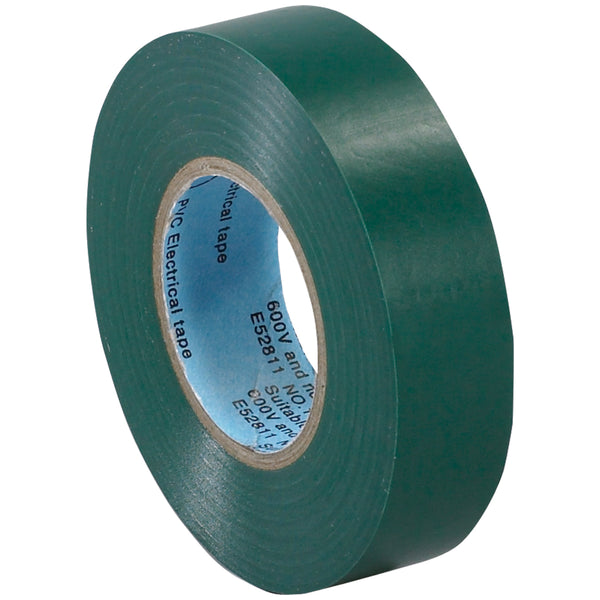 3/4" x 20 yds. Green Electrical Tape 200/Case
