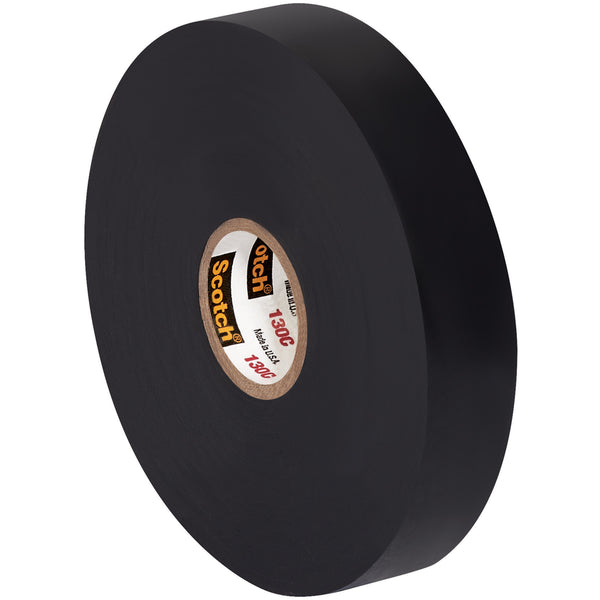 3/4" x 30 Feet Black 3M 130C Electrical Tape 3/Case