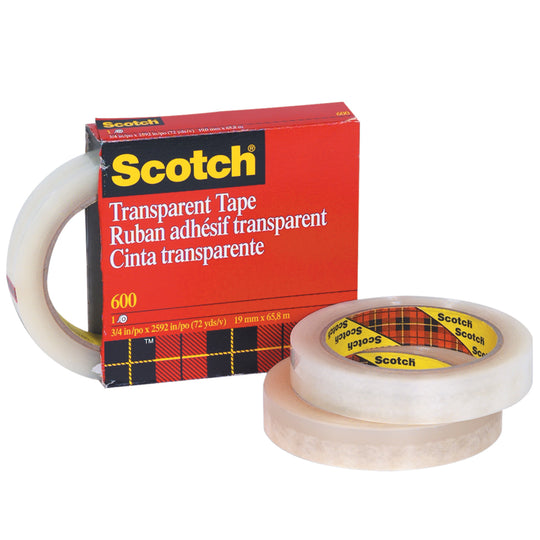 1" x 72 yds. Scotch 600 MultiTask Tape 36/Case