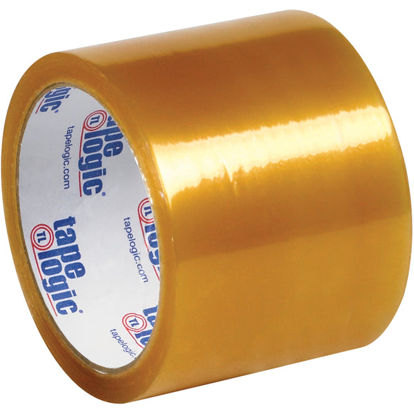 3" x 110 Yard Clear (1.7 mil) Natural Rubber Carton Sealing Tape 24/Case