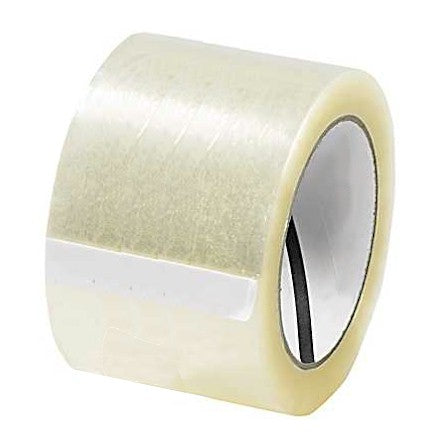 3" x 55 Yard Clear (3 mil) Packing Tape 24/Case
