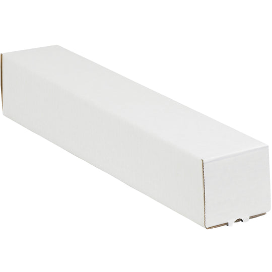 3 x 3 x 48 Square White Corrugated Mailing Tube 25/Bundle