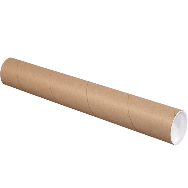brown kraft mailing tubes