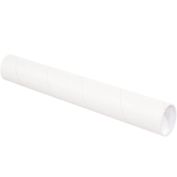 white mailing tubes