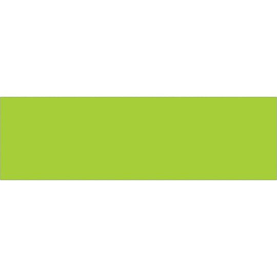 3 x 10" Fluorescent Green Inventory Rectangle Labels 250/Roll