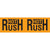 3 x 10" - "Hot Rush" (Fluorescent Orange) Labels 500/Roll