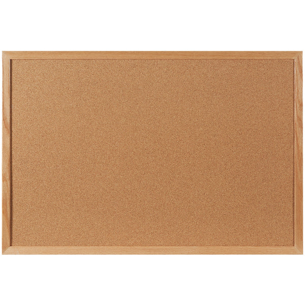 3 x 2' Cork Board with Oak Frame