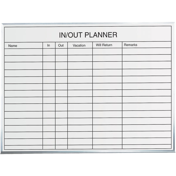 3 x 2' In/Out Staff Dry Erase Board