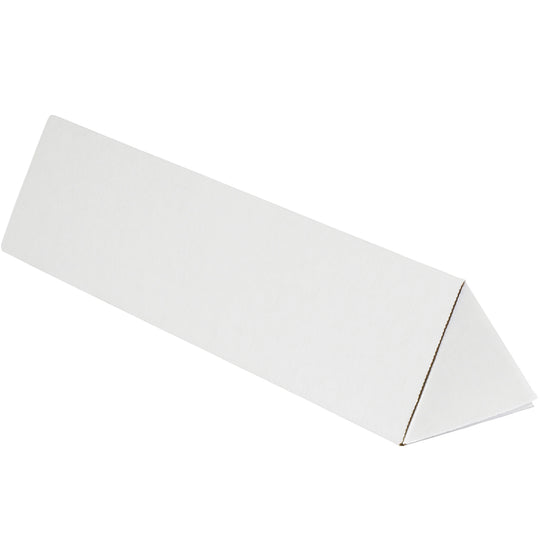 3 x 24 1/4 Triangular White Corrugated Mailing Tube 50/Bundle