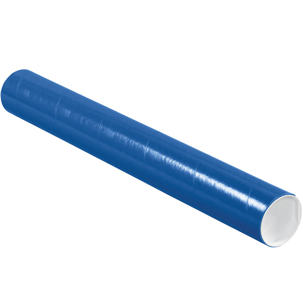 blue mailing tubes