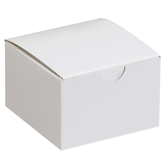 3 x 3 x 2 White (Flat Finish) Gift Box 100/Case