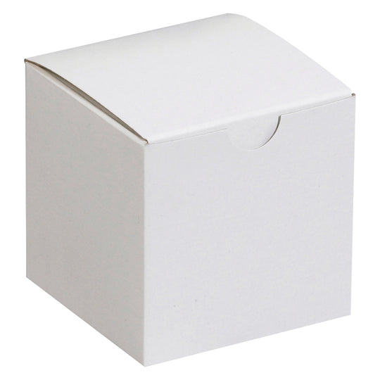 3 x 3 x 3 White (Flat Finish) Gift Box 100/Case