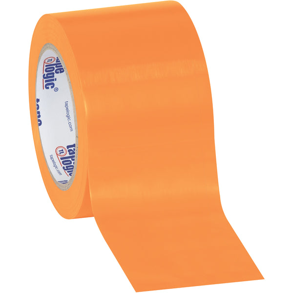 3" x 36 yds. Orange Solid Vinyl Safety Tape 16/Case