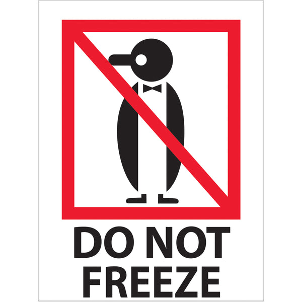 Do Not Freeze Pictorial Labels (3 x 4) 500/Roll