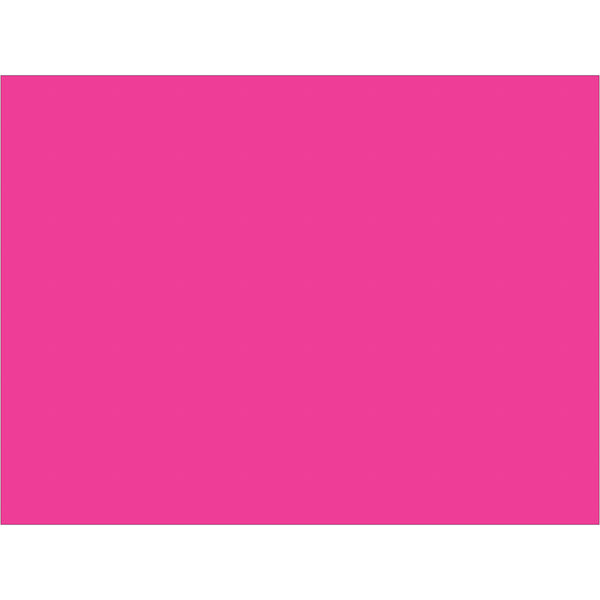 3 x 4" Fluorescent Pink Inventory Rectangle Labels 500/Roll