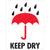 Keep Dry Pictorial Labels (3 x 4) 500/Roll