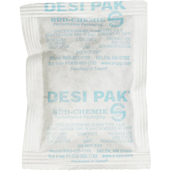 3 x 4 x 1/4" Tyvek Clay Desiccants - 5 Gallon Pail 300/Pail