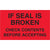 3 x 5" - "Check Contents Before Accepting" (Fluorescent Red) Labels 500/Roll