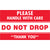 Please Handle with Care Do Not Drop Labels (3 x 5) 500/Roll