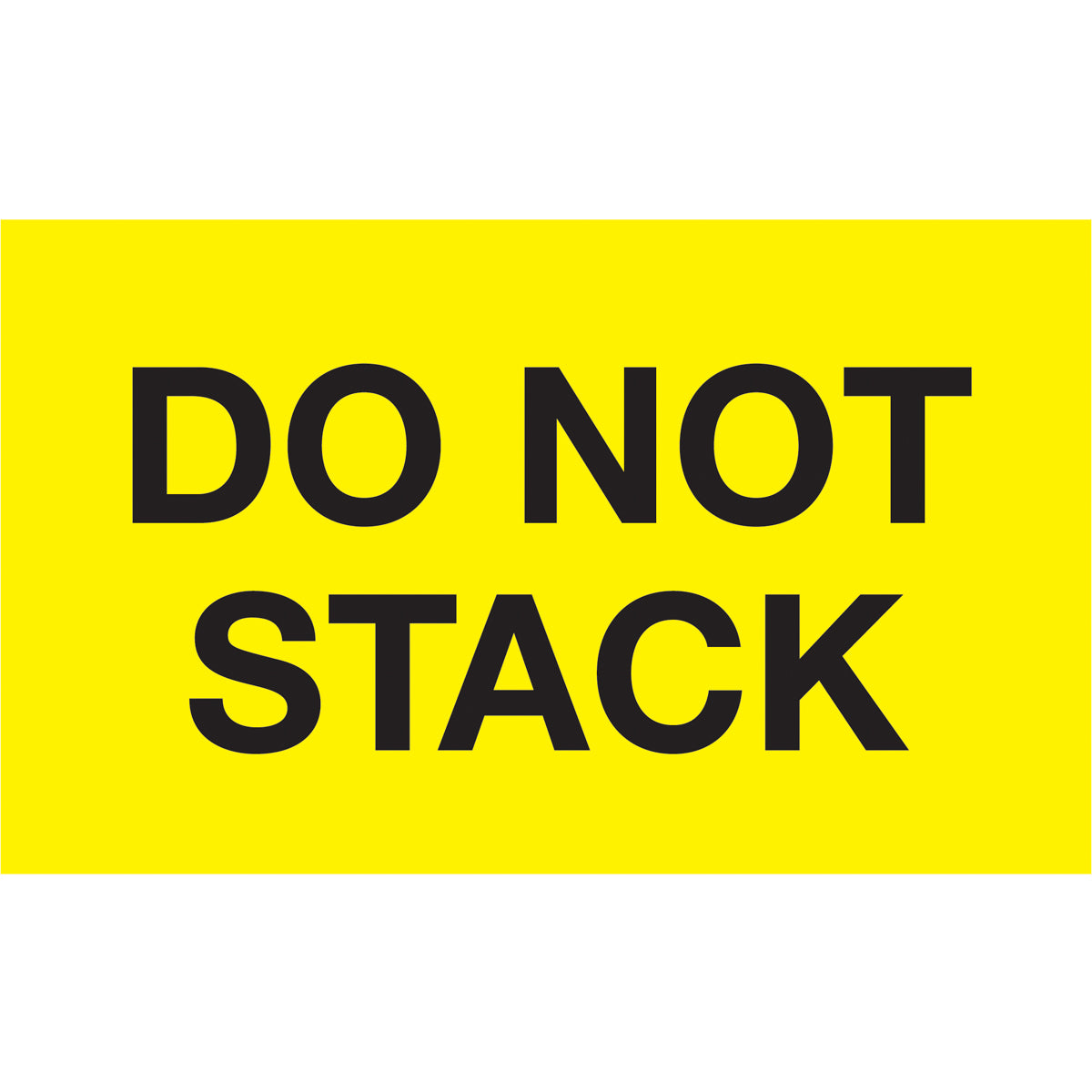 Non Stack Sticker 3 x 5