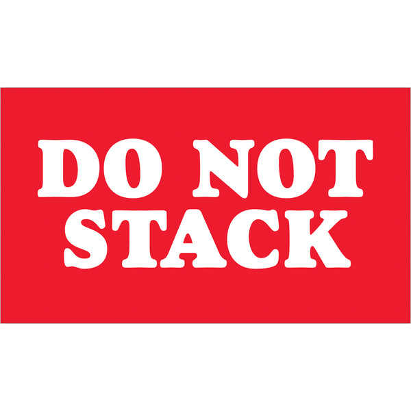 Do Not Stack Labels (3 x 5) 500/Roll