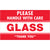 Glass Handle with Care Labels (3 x 5) 500/Roll
