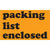 Packing List Enclosed Labels (3 x 4) 500/Roll