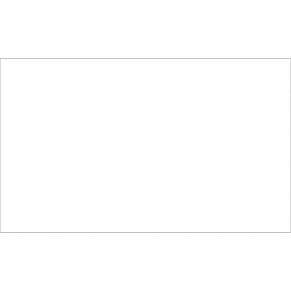 3 x 5" - White Block Out Labels 500/Roll