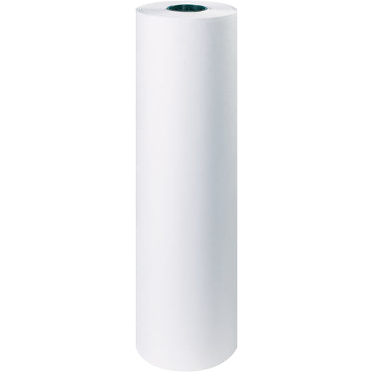 30" 40 lb White Butcher Paper 1000 Feet/Roll